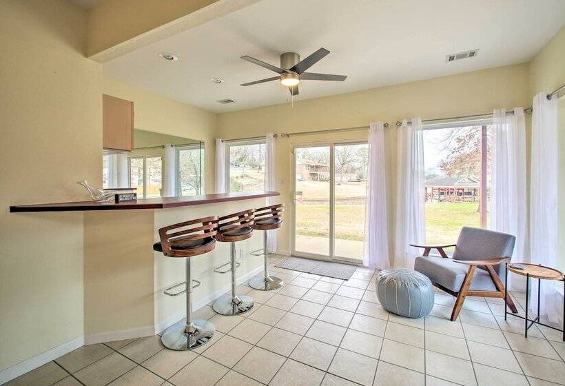 Lakefront Hot Springs Home W/ Deck & Boat Dock