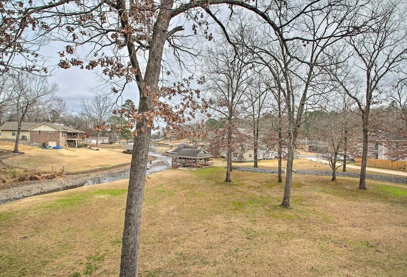 Lakefront Hot Springs Home W/ Deck & Boat Dock