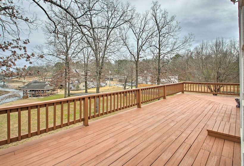 Lakefront Hot Springs Home W/ Deck & Boat Dock