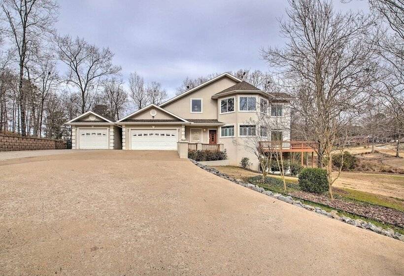 Lakefront Hot Springs Home W/ Deck & Boat Dock