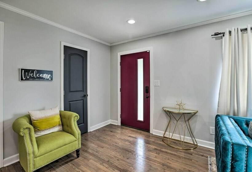 Modern, Colorful Home ~ 2 Mi To Tuskegee Uni