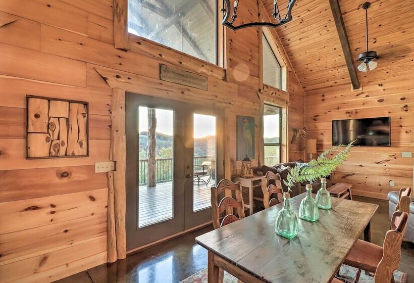 Mountain View Hideaway W/ Outdoor Fireplace!