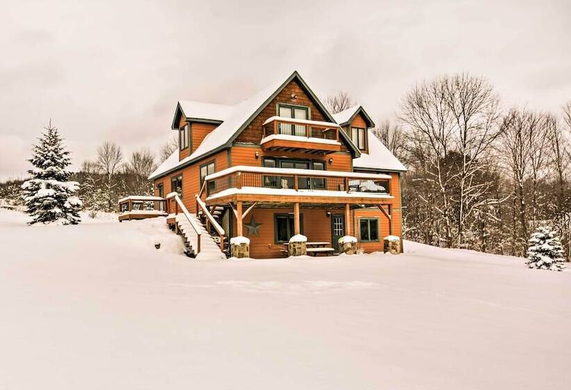Mountaintop Ellicottville Home: 7 Mi To Ski Resort