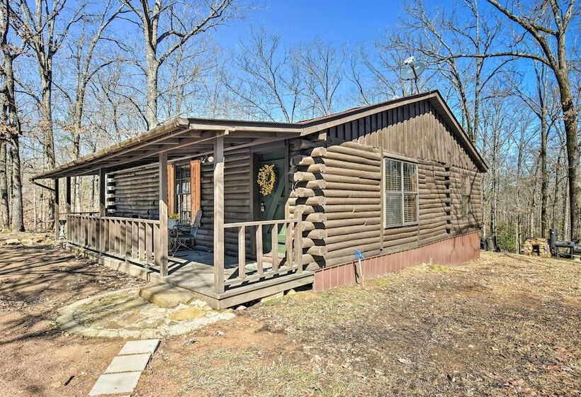 Arkansas Log Cabin Rental Near Lake Greeson!