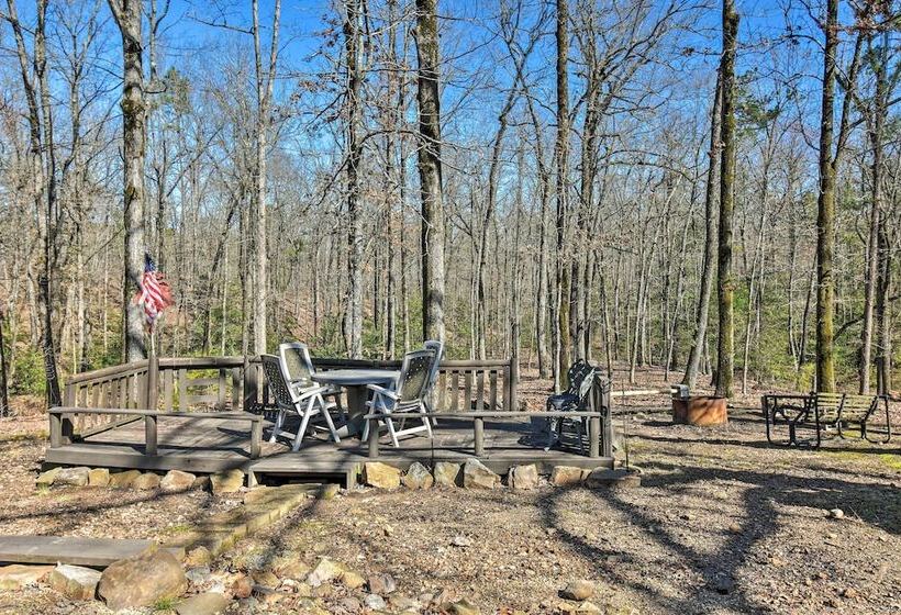 Arkansas Log Cabin Rental Near Lake Greeson!