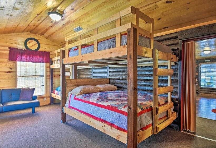 Arkansas Log Cabin Rental Near Lake Greeson!