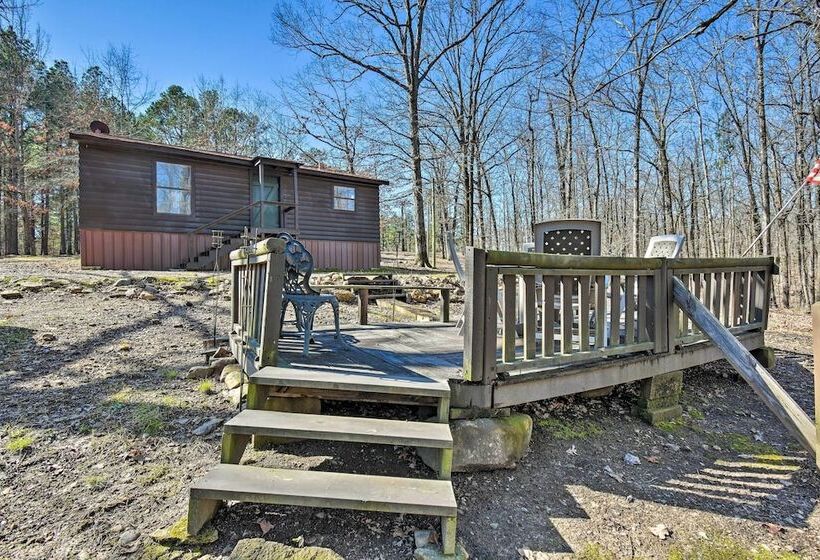 Arkansas Log Cabin Rental Near Lake Greeson!