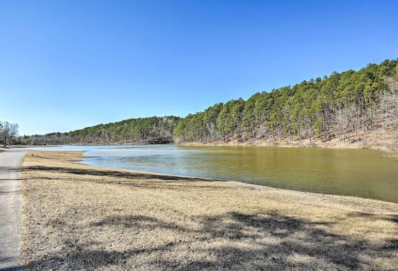 Arkansas Log Cabin Rental Near Lake Greeson!