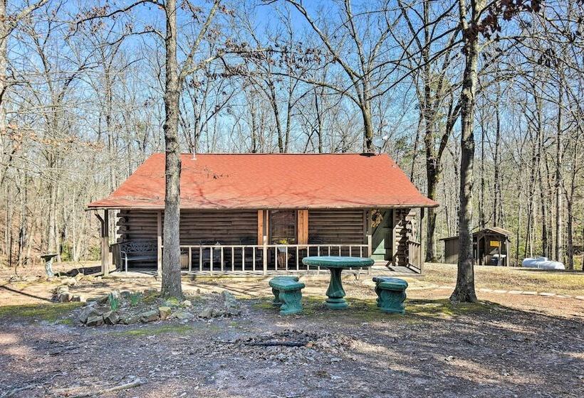 Arkansas Log Cabin Rental Near Lake Greeson!
