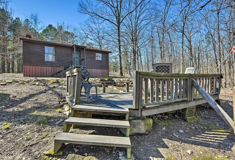 Arkansas Log Cabin Rental Near Lake Greeson!