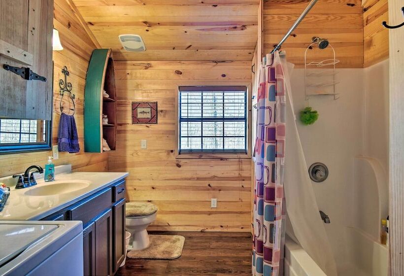 Arkansas Log Cabin Rental Near Lake Greeson!