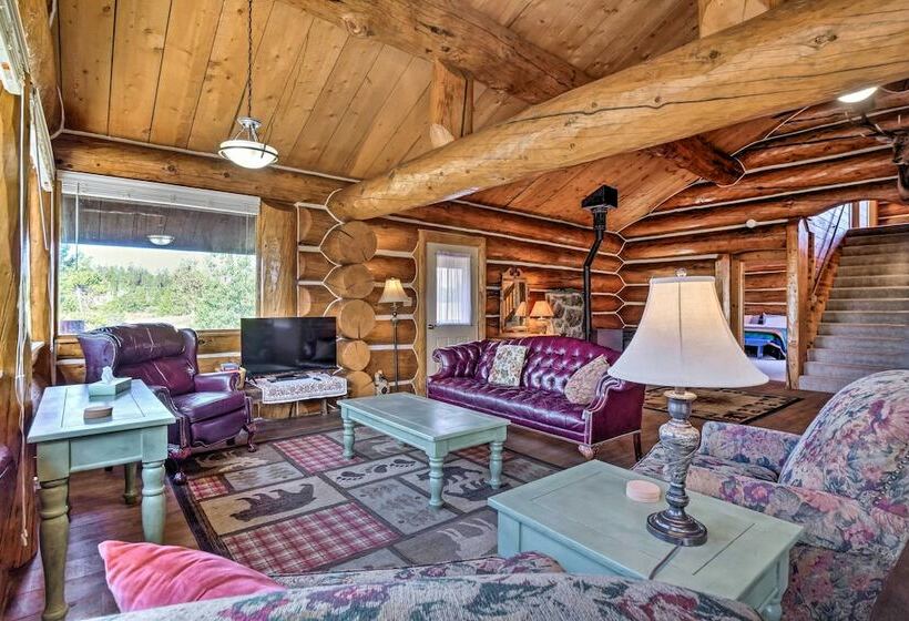 < 1 Mi To Lake Granby: Log Cabin W/ Fire Pit