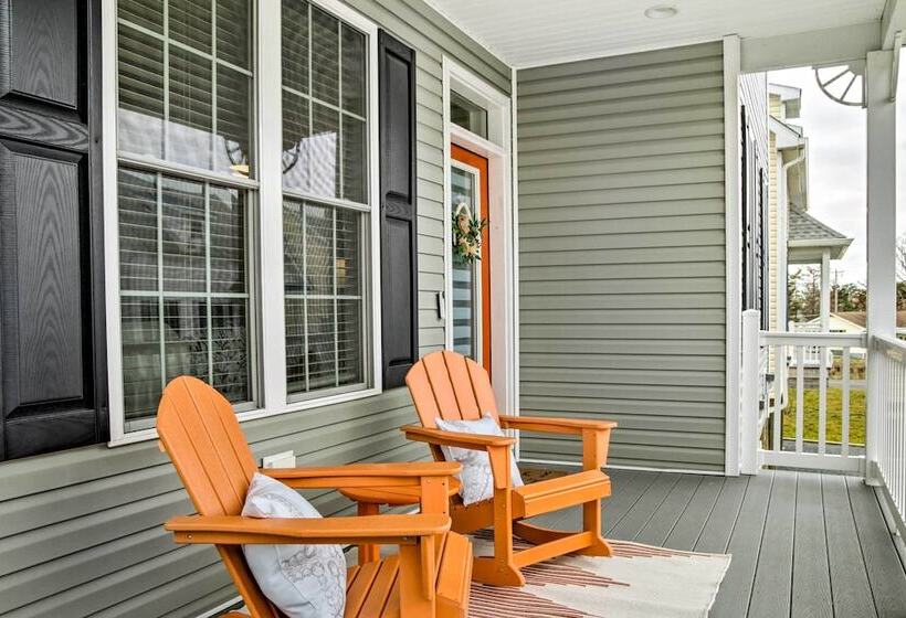 Ocean View Home W/ Grill ~ 4 Mi To Bethany Beach!