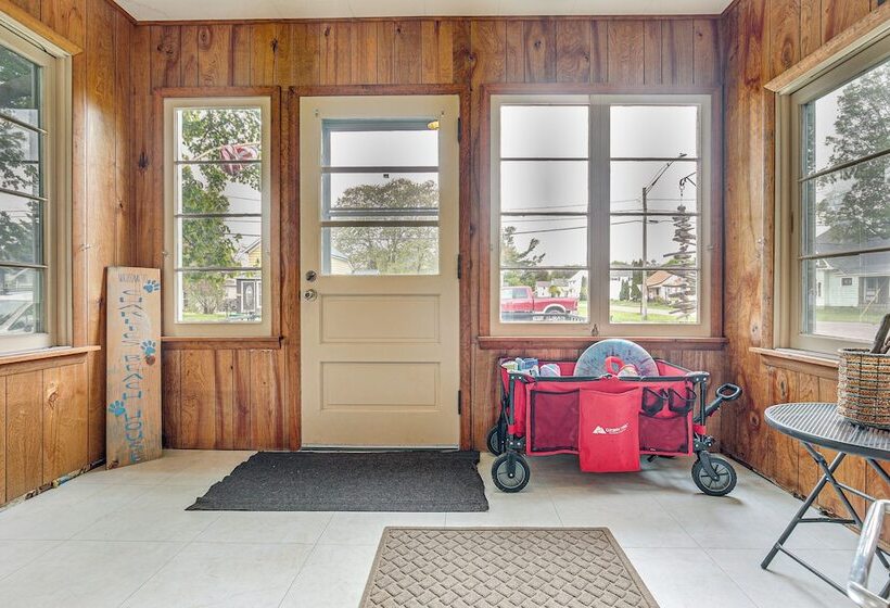 Ontonagon Home W/ Fire Pit Steps To Beach!