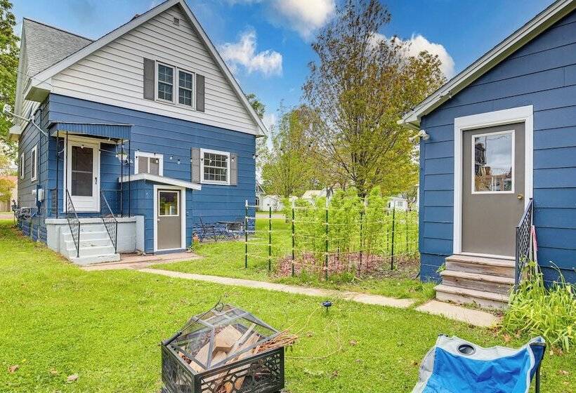 Ontonagon Home W/ Fire Pit Steps To Beach!