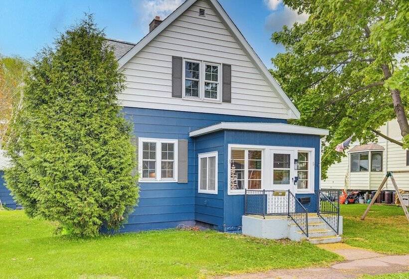 Ontonagon Home W/ Fire Pit Steps To Beach!