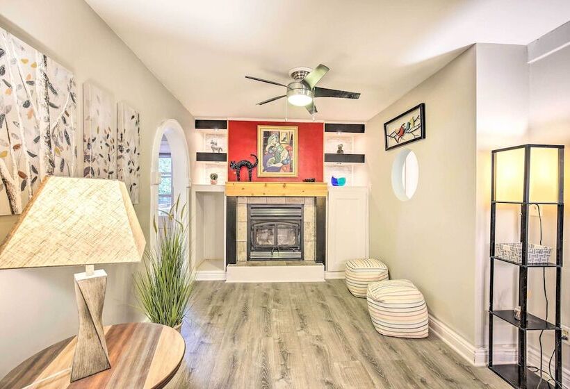 Overland Park Home W/ Deck & Waterfall Pond!