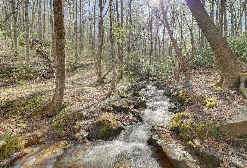 Peaceful Sylva Cabin W/ Mtn Views & Creek!