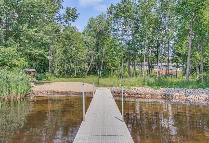 Quiet Lakefront Grand Rapids Cabin On 5 Acres