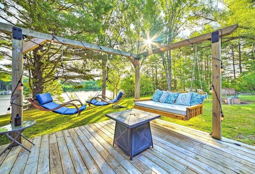 Riverfront Home W/ Dock ~ 6 Mi To Cheboygan!
