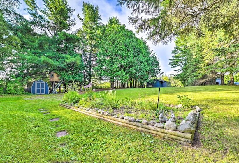 Riverfront Home W/ Dock ~ 6 Mi To Cheboygan!