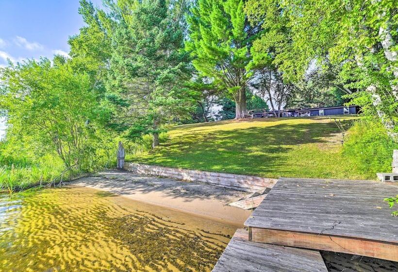 Riverfront Home W/ Dock ~ 6 Mi To Cheboygan!