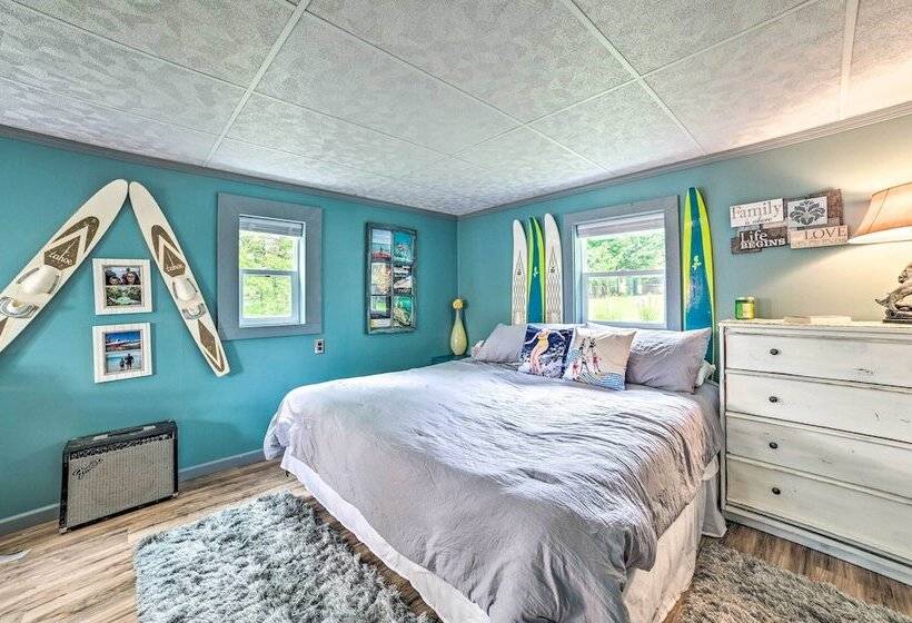 Riverfront Home W/ Dock ~ 6 Mi To Cheboygan!