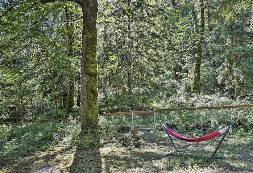 Rustic Cougar Cabin W/ Wood Burning Fire Pit!