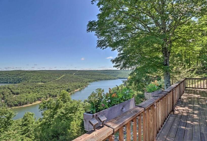 Rustic Lake View Home Near Greers Ferry Lake