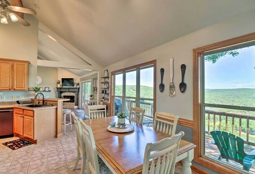 Rustic Lake View Home Near Greers Ferry Lake