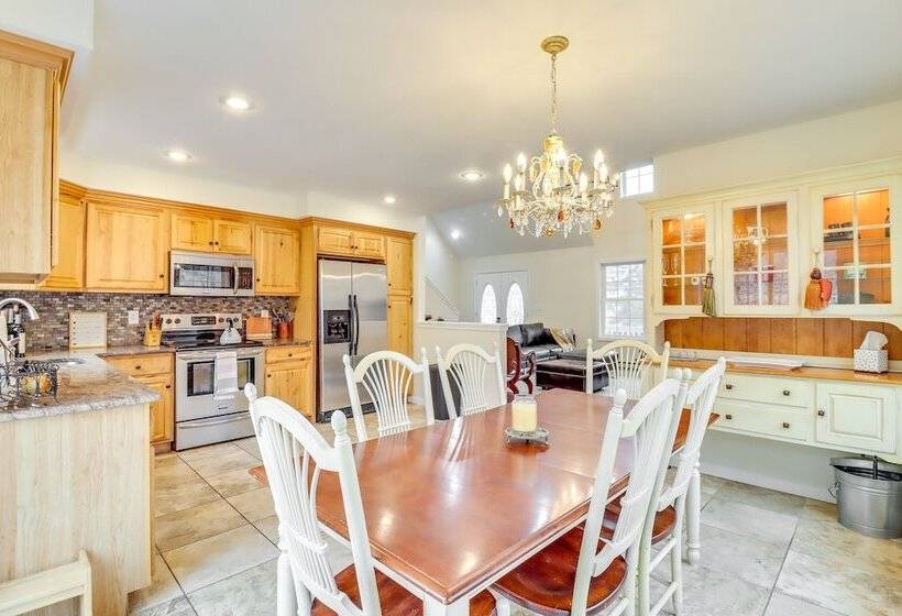 Large Deck & Fire Pit: Secluded Pocono Lake Home