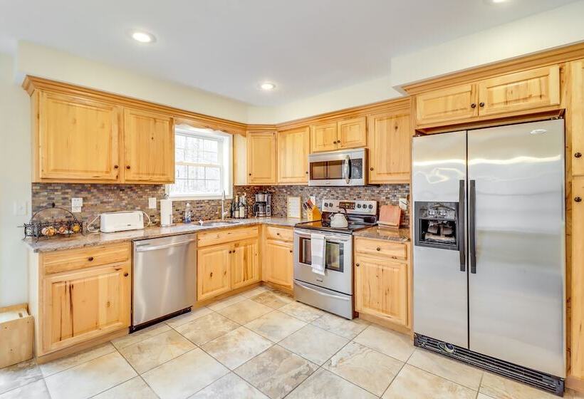 Large Deck & Fire Pit: Secluded Pocono Lake Home