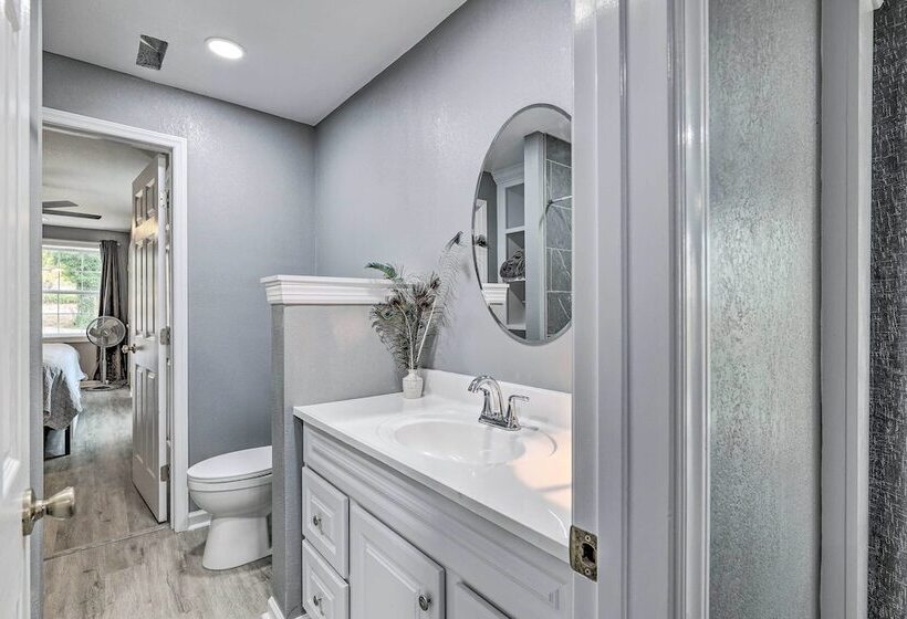 Spacious Lakefront Retreat W/ Hot Tub + Dock!