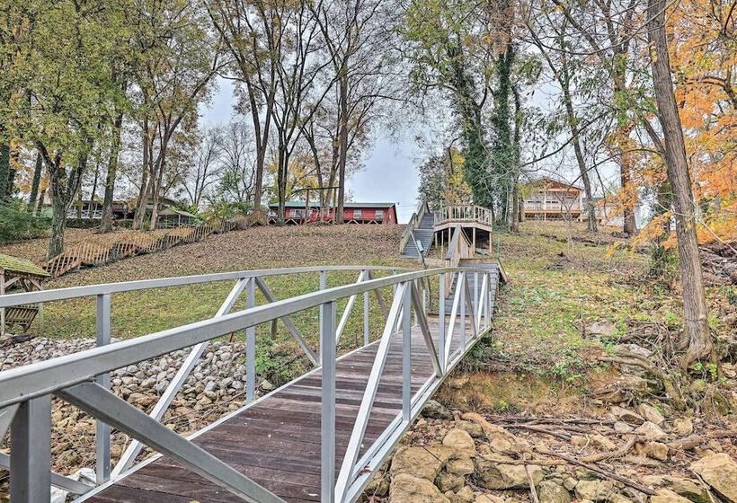 Spacious Lakefront Retreat W/ Hot Tub + Dock!