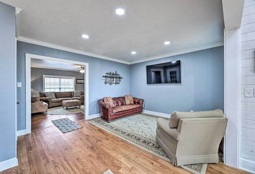 Spacious Lakefront Retreat W/ Hot Tub + Dock!