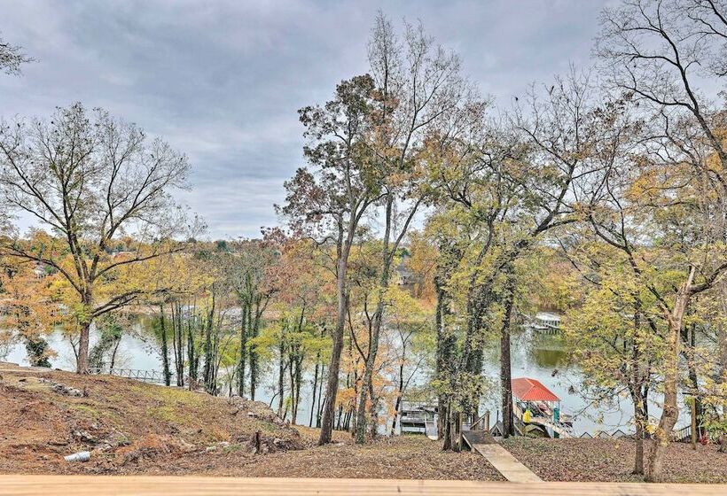 Spacious Lakefront Retreat W/ Hot Tub + Dock!