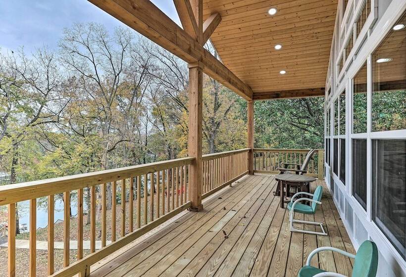 Spacious Lakefront Retreat W/ Hot Tub + Dock!