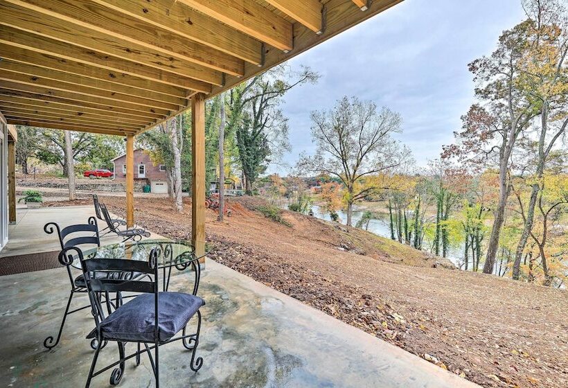 Spacious Lakefront Retreat W/ Hot Tub + Dock!
