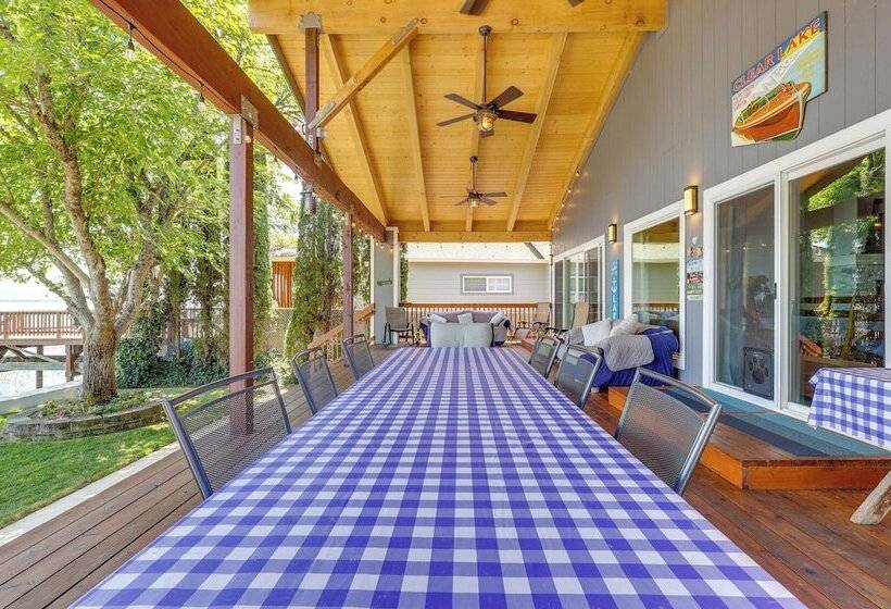 Spacious Lakeport House On Clear Lake W/ Dock