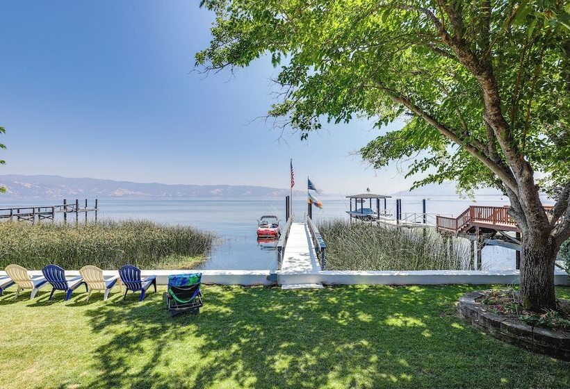 Spacious Lakeport House On Clear Lake W/ Dock