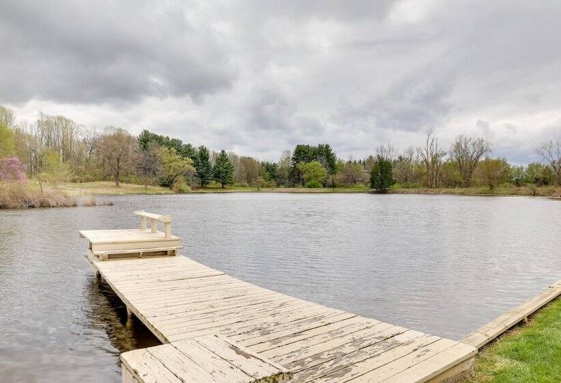 Spacious Plymouth Hideaway On Acreage W/ Lake!