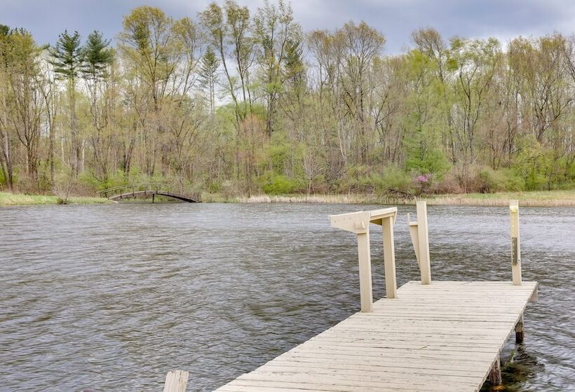 Spacious Plymouth Hideaway On Acreage W/ Lake!