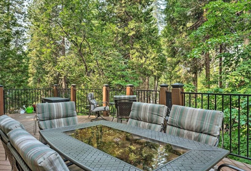 Twain Harte Mountain Cabin W/ Deck   3 Mi To Dtwn