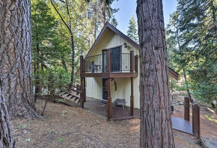 Twain Harte Mountain Cabin W/ Deck   3 Mi To Dtwn