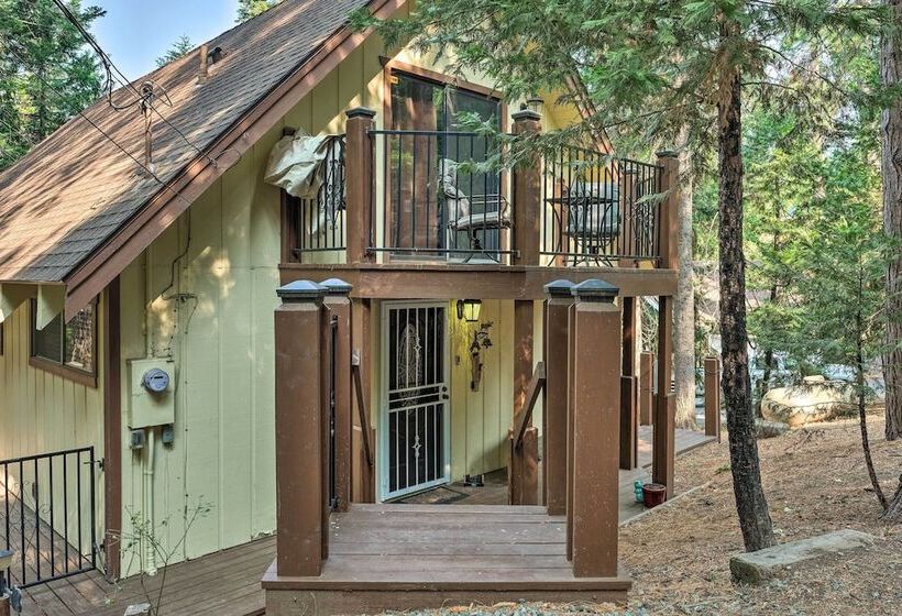 Twain Harte Mountain Cabin W/ Deck   3 Mi To Dtwn