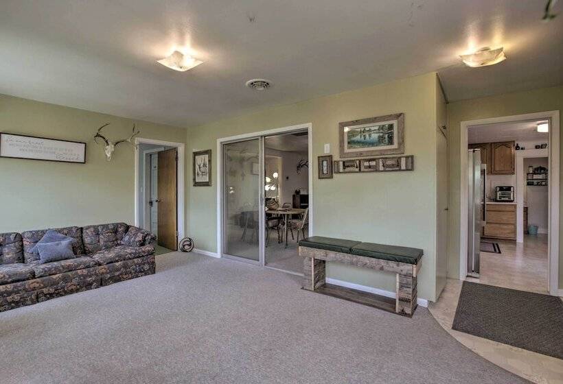 Walkable Ten Sleep House W/ Patio & Sunroom!