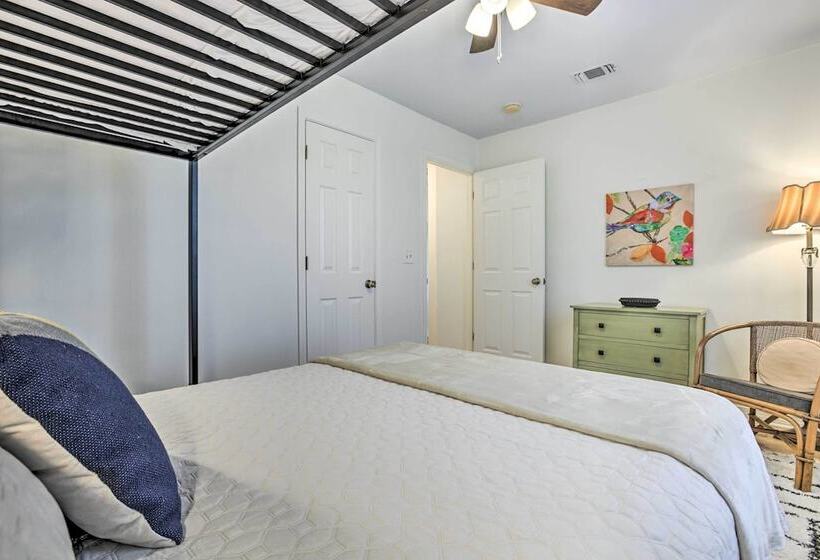 Waterfront Bay St Louis Oasis W/ Deck & Dock!