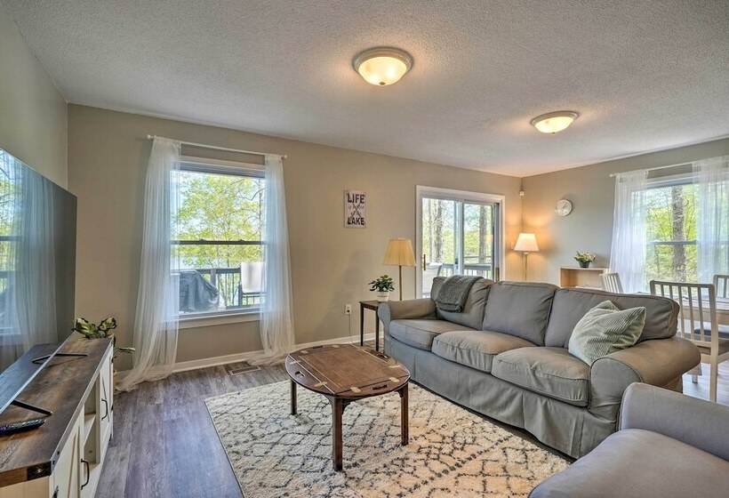 Waterfront Cottage W/ Boat Dock & 3 Decks!