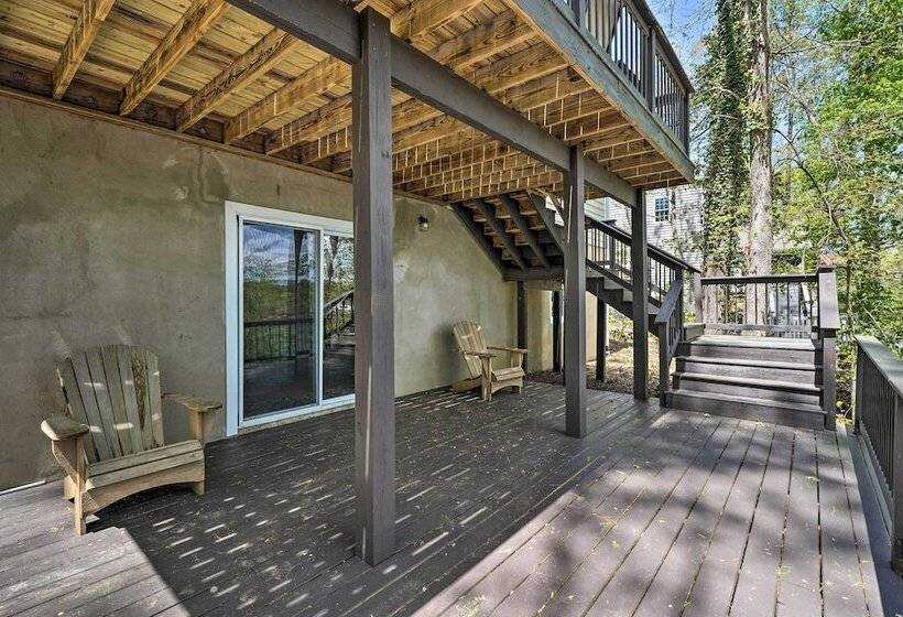 Waterfront Cottage W/ Boat Dock & 3 Decks!