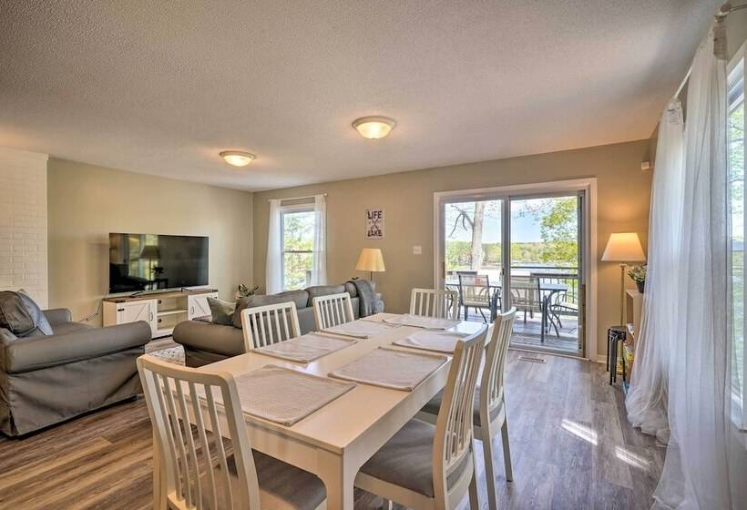 Waterfront Cottage W/ Boat Dock & 3 Decks!